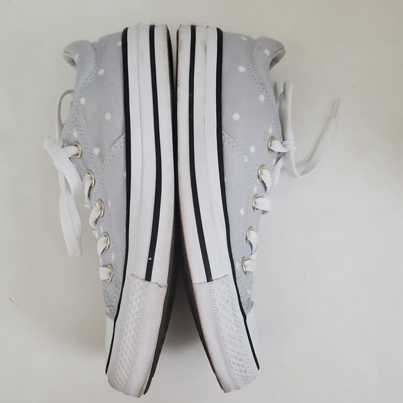 Converse Gray Polka Dot Sneakers - Picture 9 of 12
